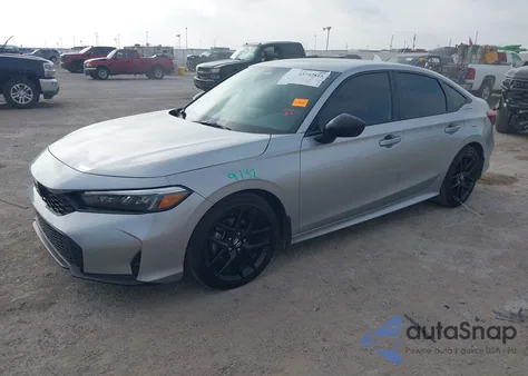 2025 Honda Civic Sport из США, поврежденный, VIN 2HGFE2F57SH600329